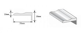 Наличник Т Тип-2 для дверей Браво, Virgin (Classico)  